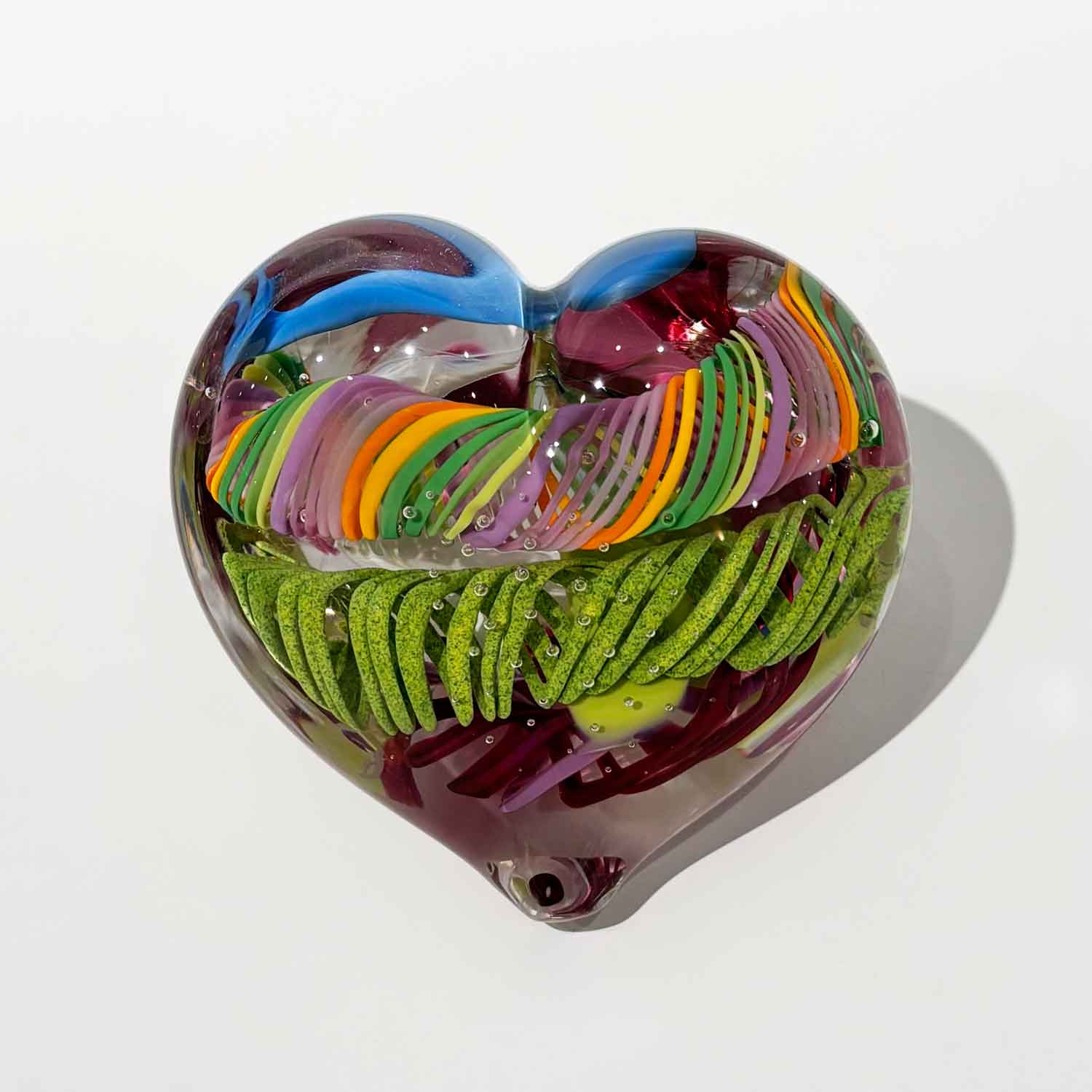 Small Heart 17 - Petroff Gallery - Glass Art