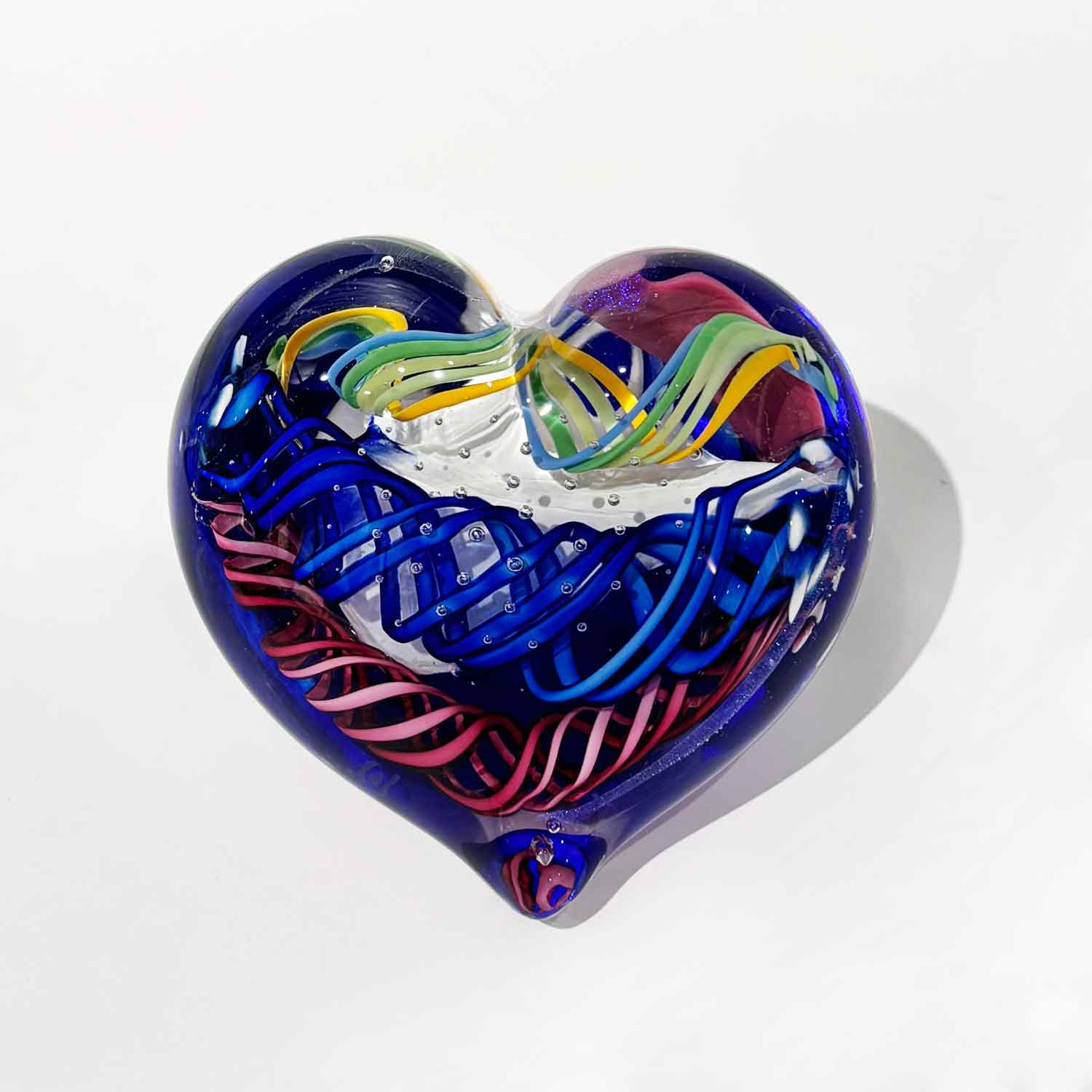 Small Heart 18 - Petroff Gallery - Glass Art