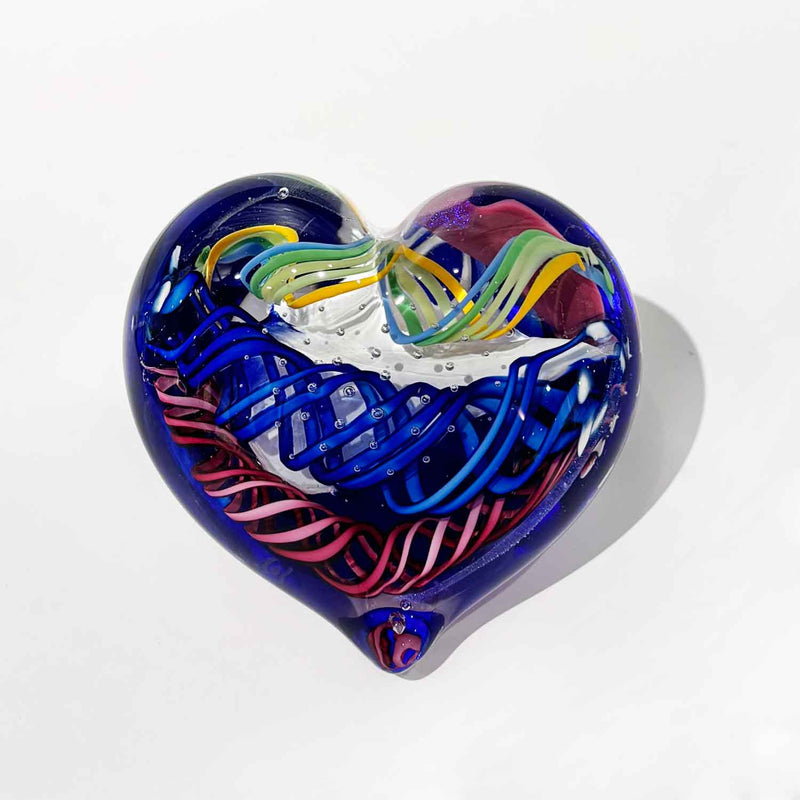 Small Heart 18 - Petroff Gallery - Glass Art