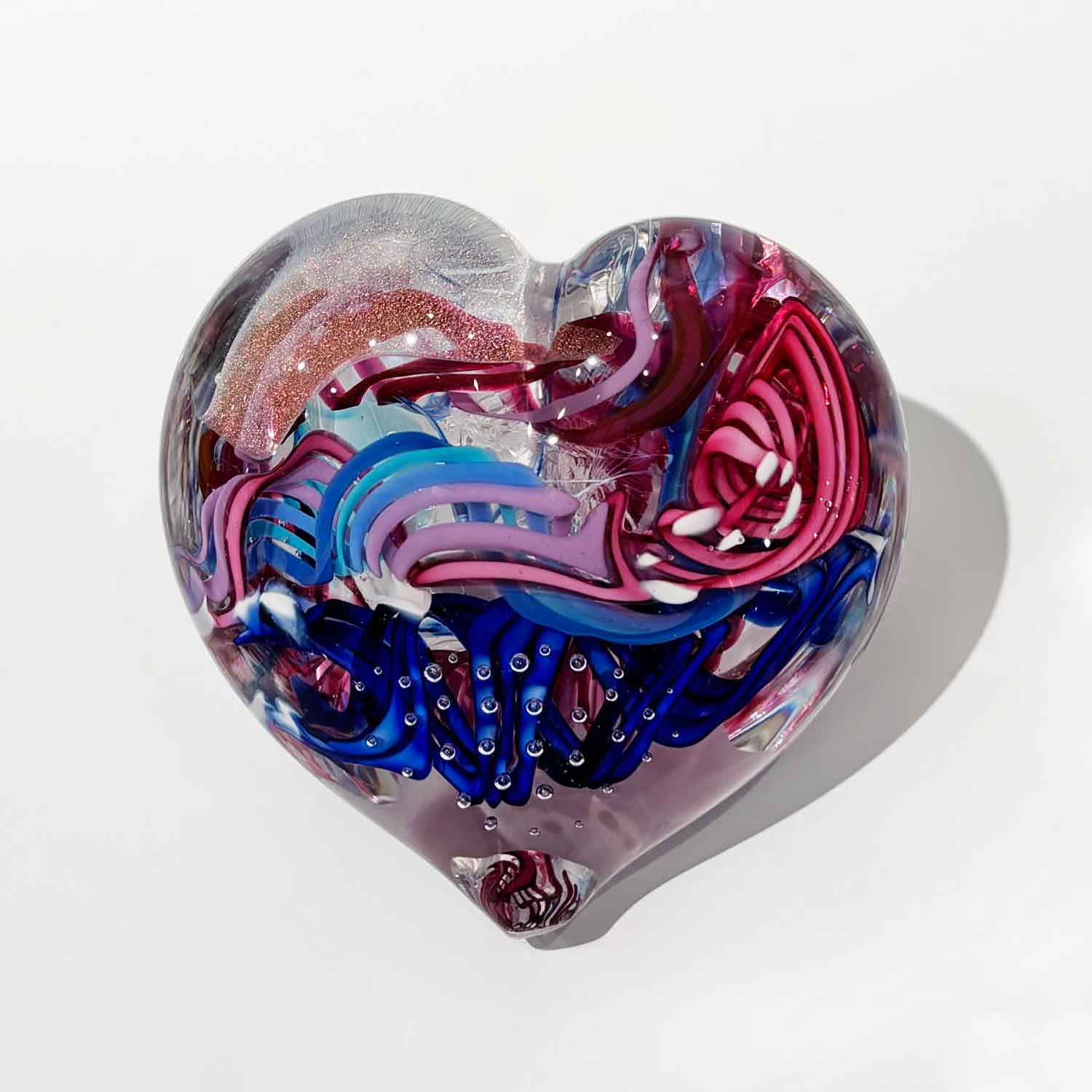 Small Heart 19 - Petroff Gallery - Glass Art