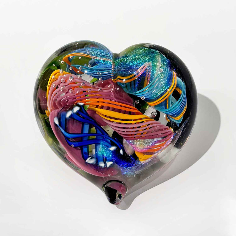 Small Heart 20 - Petroff Gallery - Glass Art