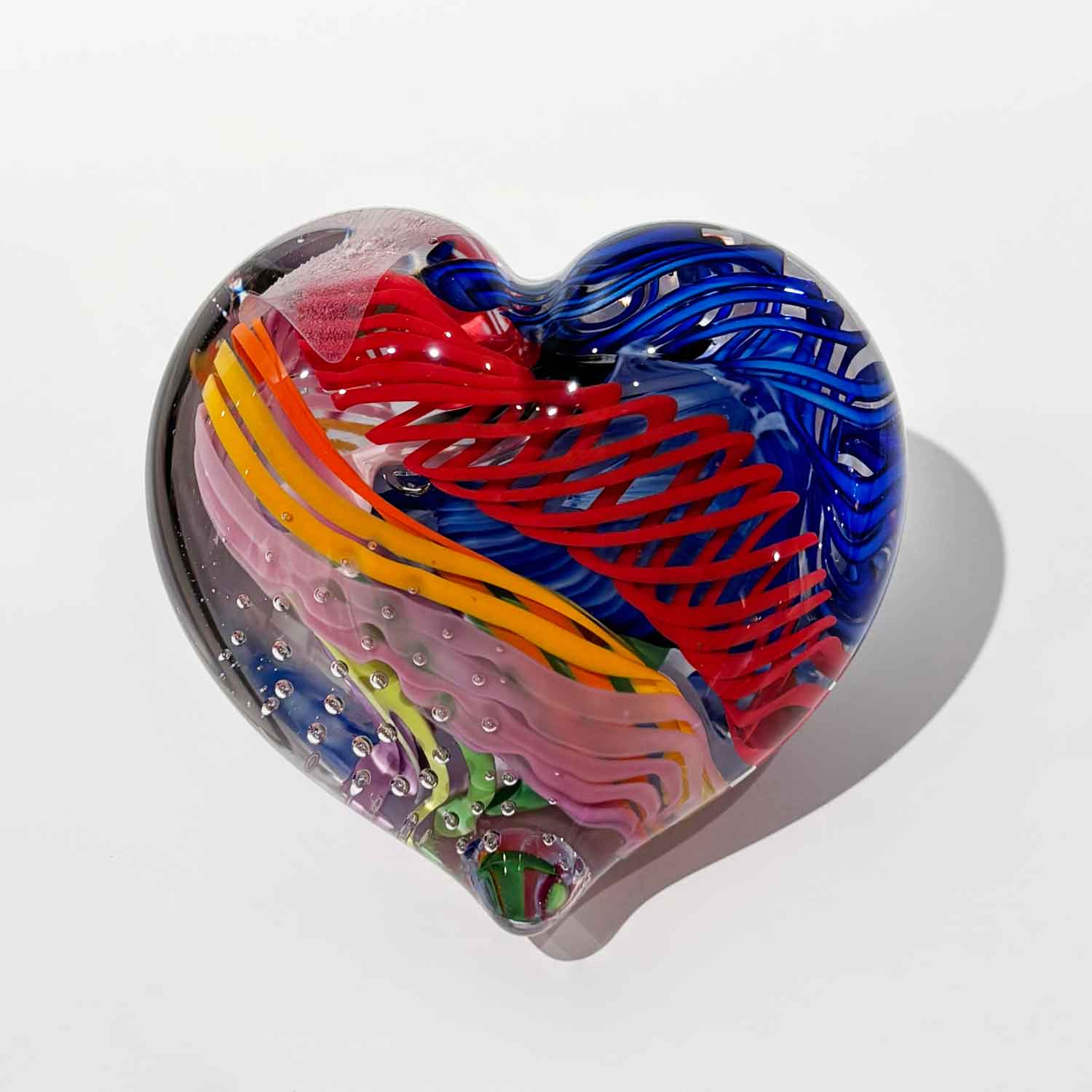 Small Heart 22 - Petroff Gallery - Glass Art