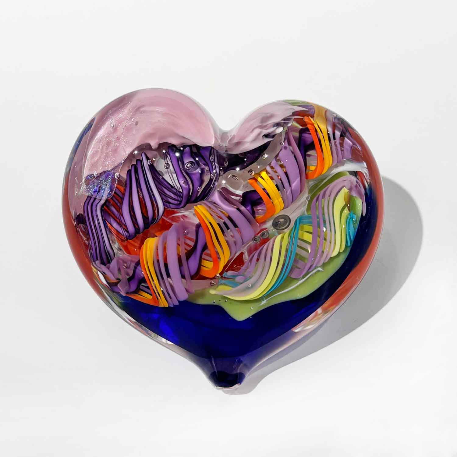 Small Heart 23 - Petroff Gallery - Glass Art