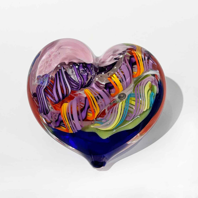 Small Heart 23 - Petroff Gallery - Glass Art