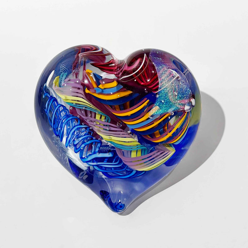 Small Heart 24 - Petroff Gallery - Glass Art