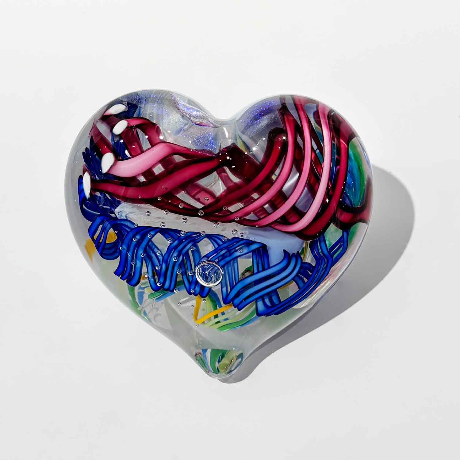 Small Heart 25 - Petroff Gallery - Glass Art
