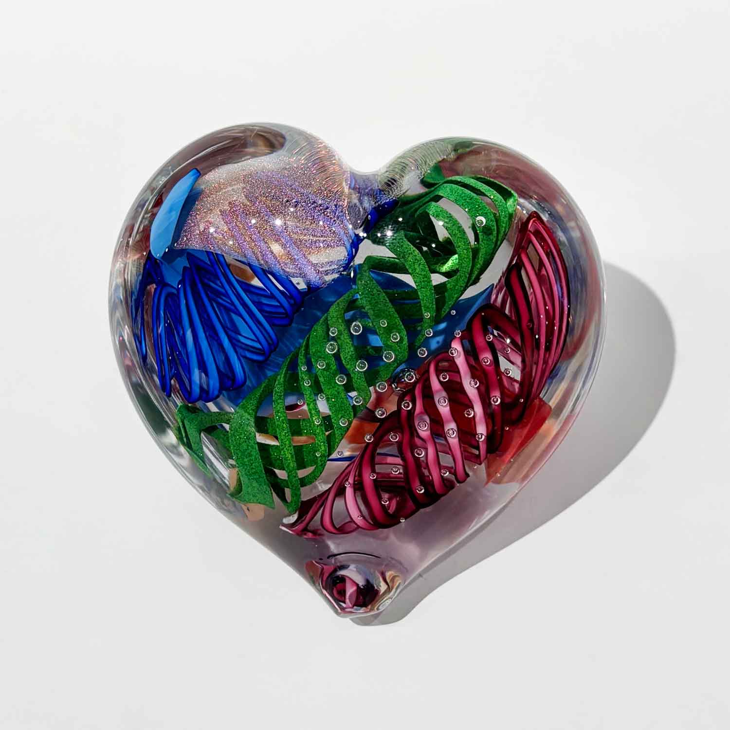 Small Heart 26 - Petroff Gallery - Glass Art