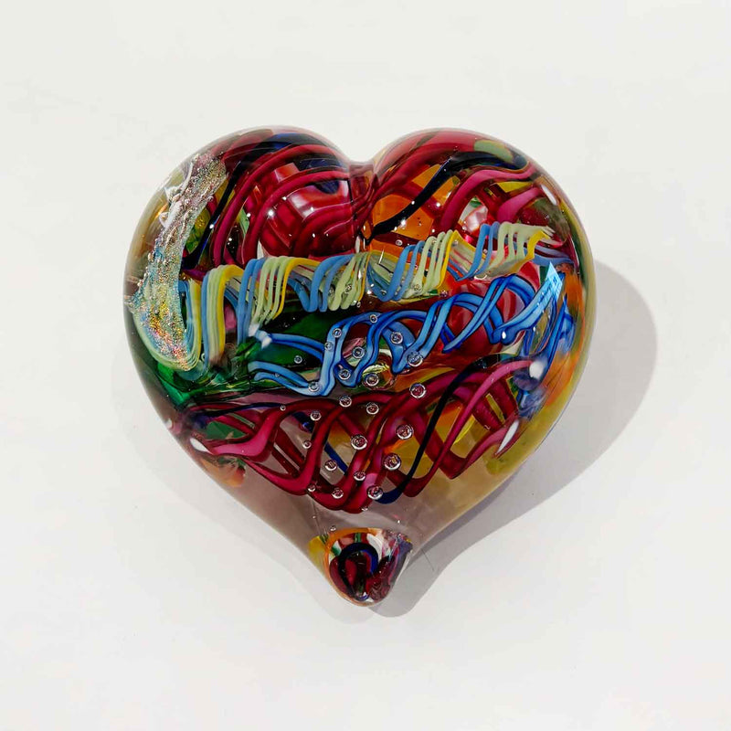 Small Heart 5 - Petroff Gallery - Glass Art