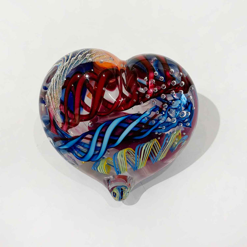 Small Heart 6 - Petroff Gallery - Glass Art