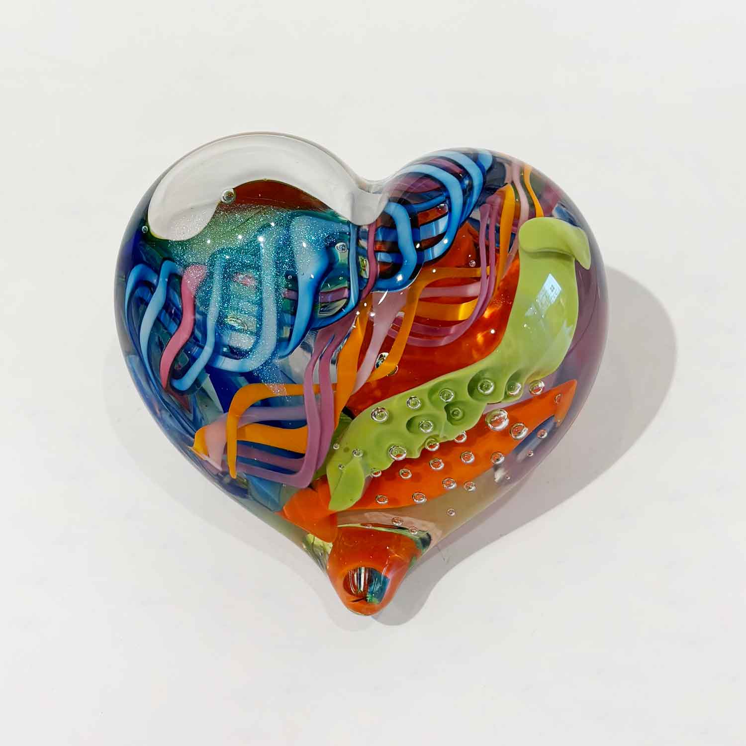 Small Heart 9 - Petroff Gallery - Glass Art