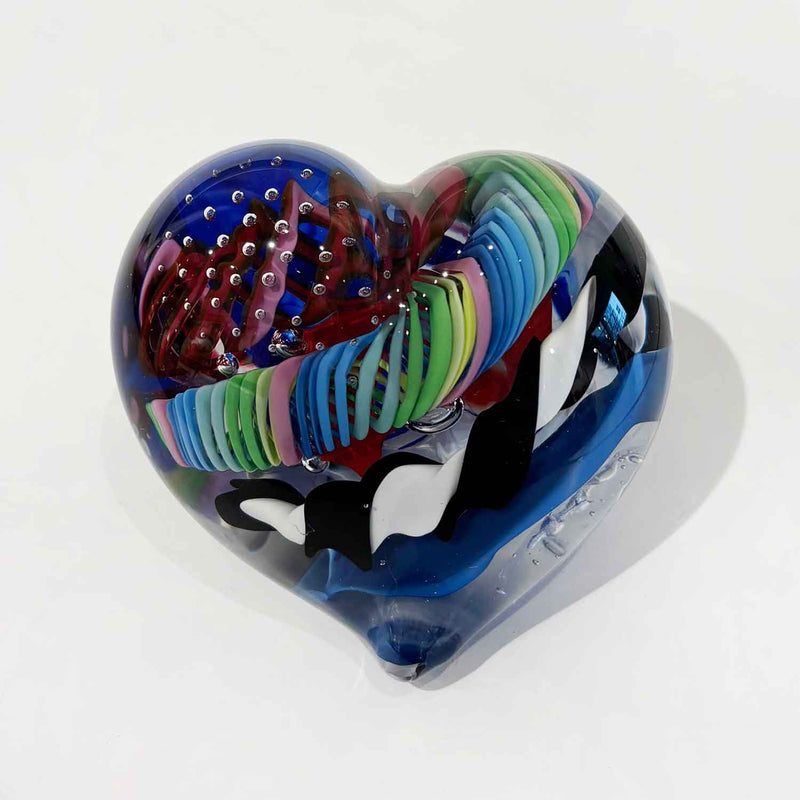 Small Heart 11 - Petroff Gallery - Glass Art