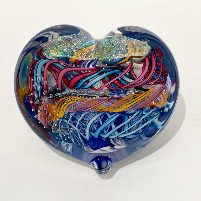Large Heart 15 - Petroff Gallery - Glass Art