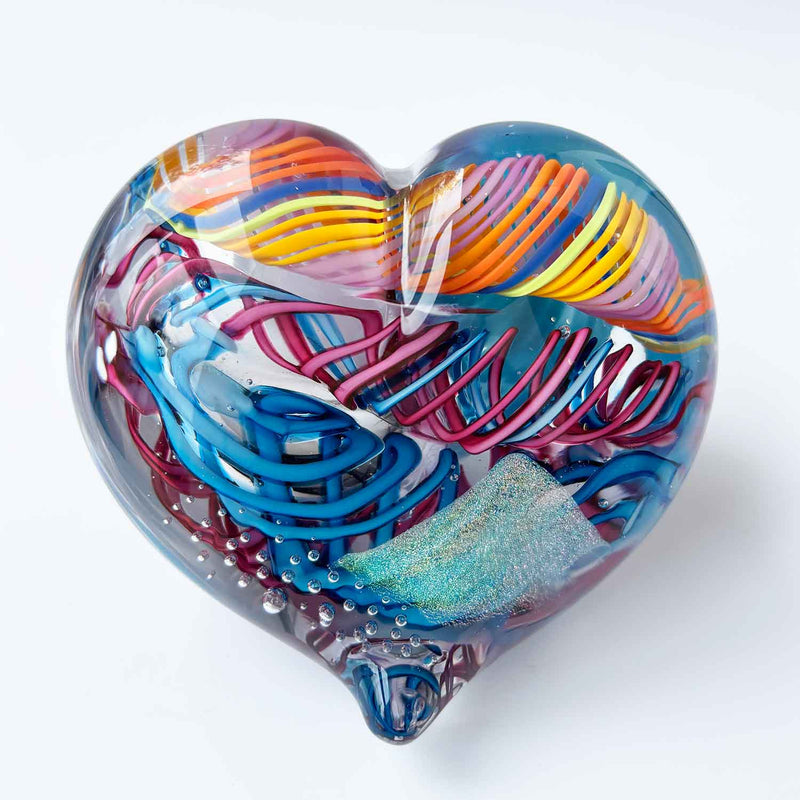 Large Heart - Petroff Gallery - Glass Art