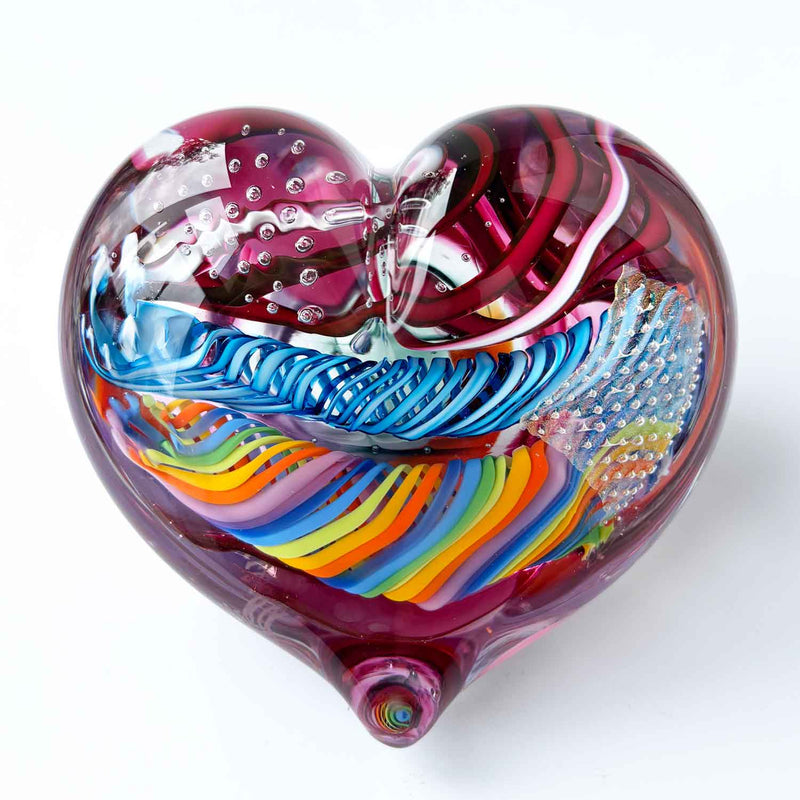 Large Heart - Petroff Gallery - Glass Art