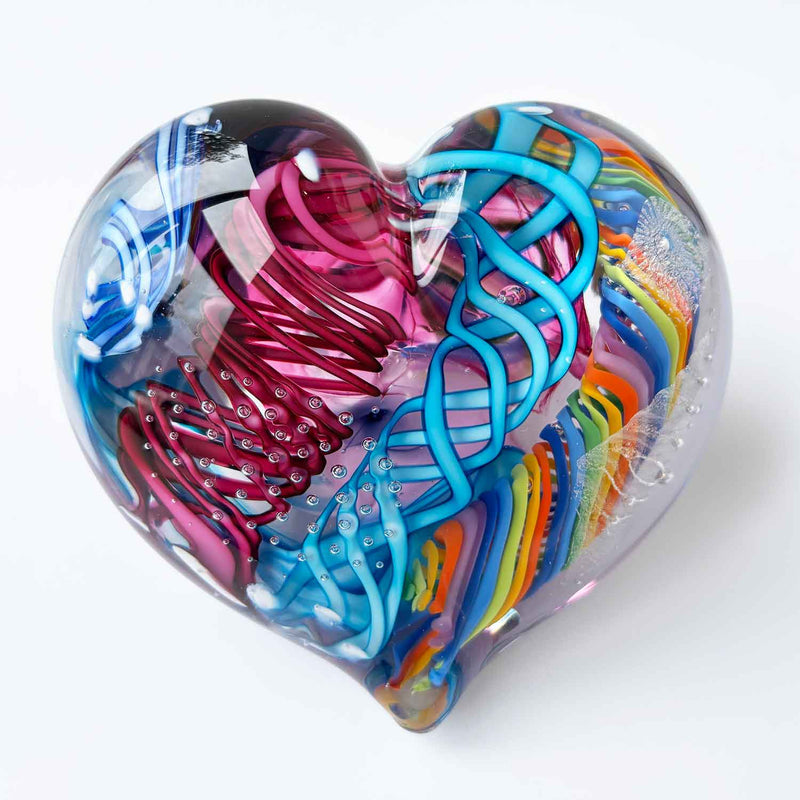 Large Heart - Petroff Gallery - Glass Art
