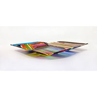 Organic Leaf Bowl - Petroff Gallery - Glass Art