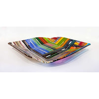 Organic Leaf Bowl - Petroff Gallery - Glass Art