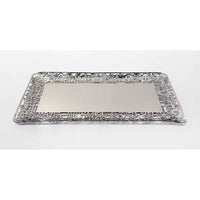 Silver Tray Jerusalem Metal Cutout - Petroff Gallery - Judaica