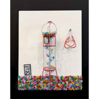 Take Your Hit 10" x 8" - Petroff Gallery - Mixed Media Art