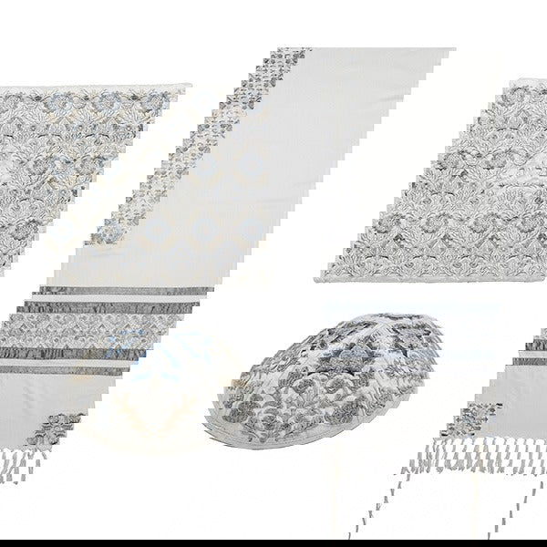 Tallit Antique Design Silver - Petroff Gallery -  - Yair Emanuel - Tallit Antique Design Silver