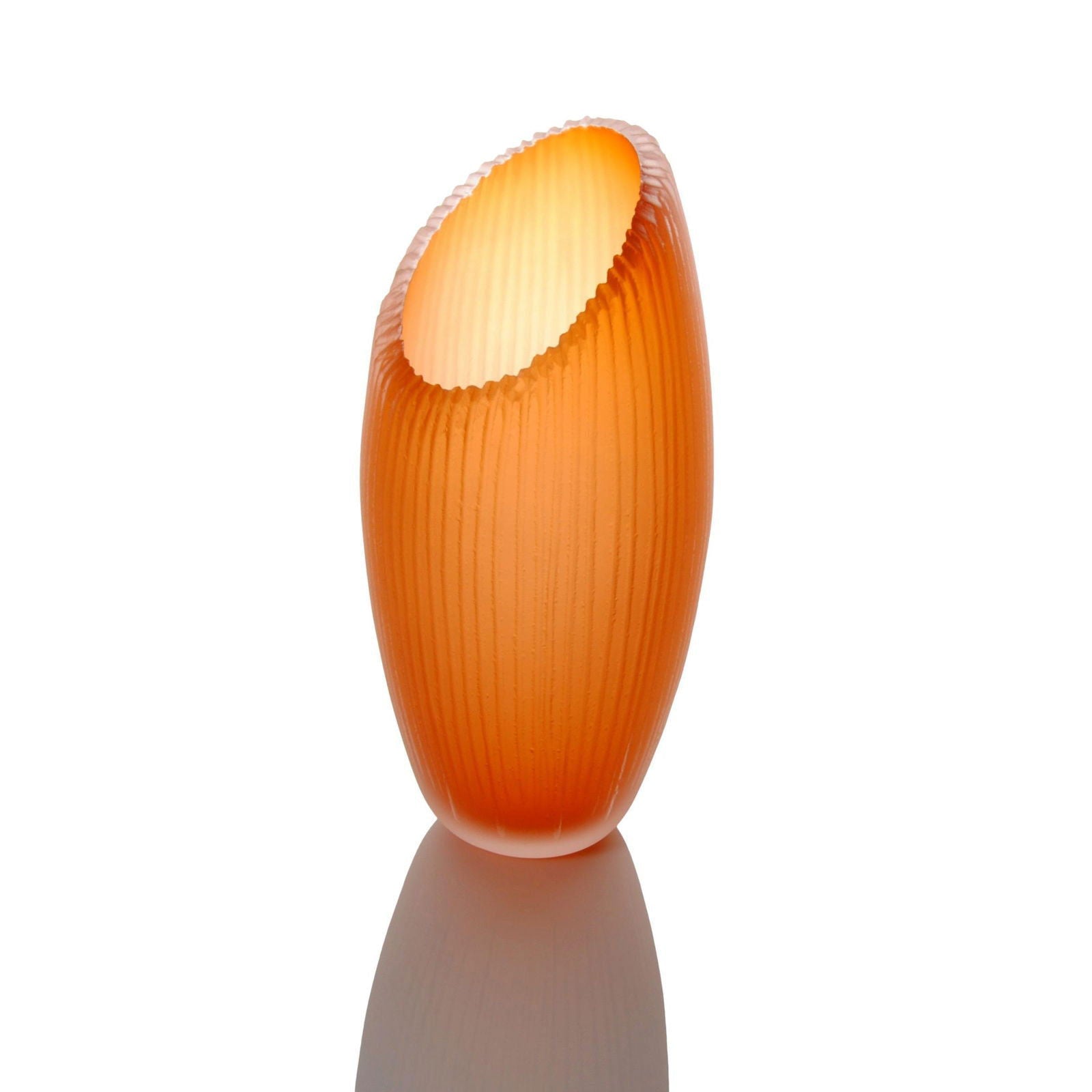 Tangerine Peak Vase - Petroff Gallery
