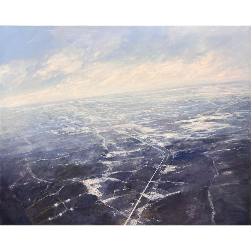 The Border 3 Redux 48" x 60" - Petroff Gallery - Painting
