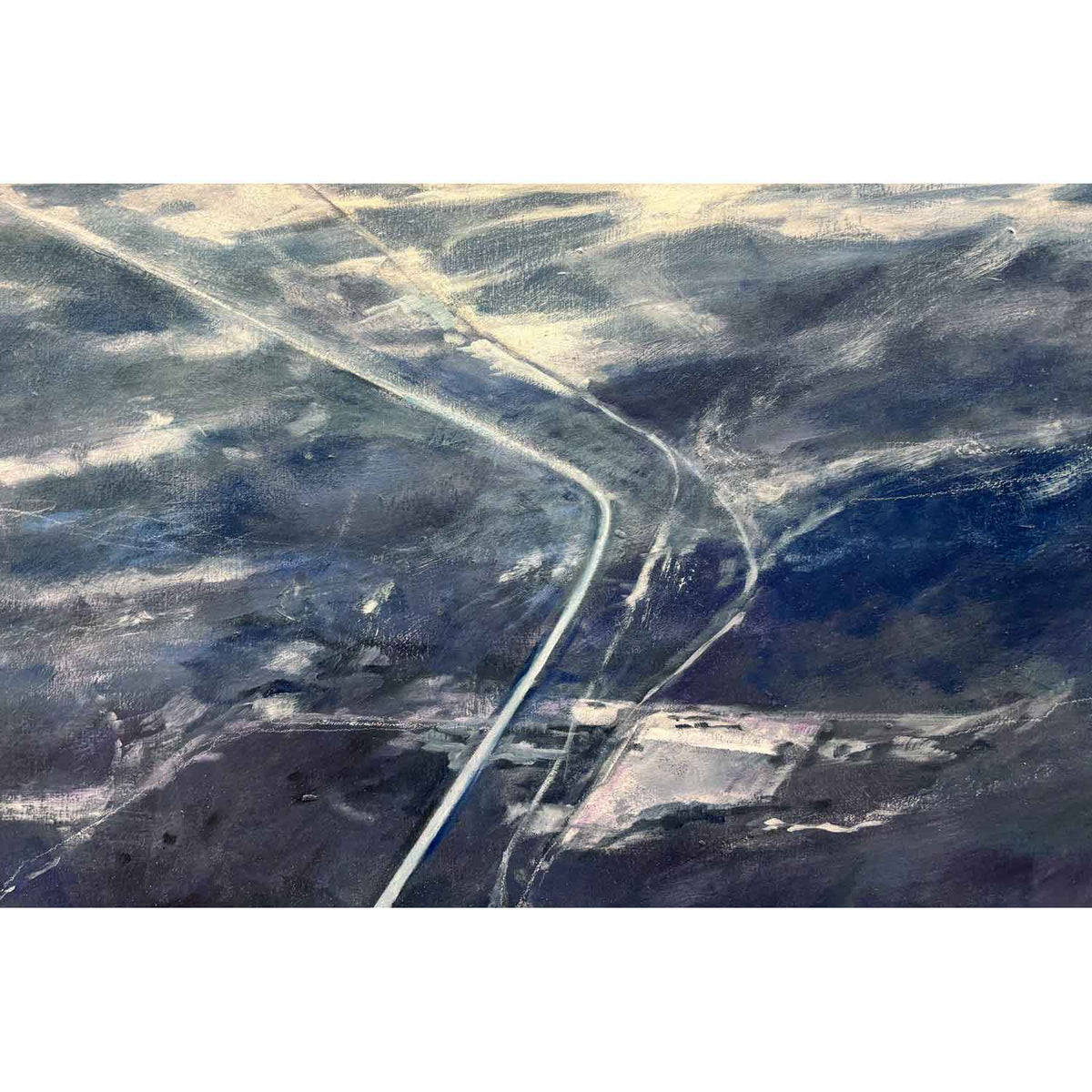 The Border 3 Redux 48" x 60" - Petroff Gallery - Painting