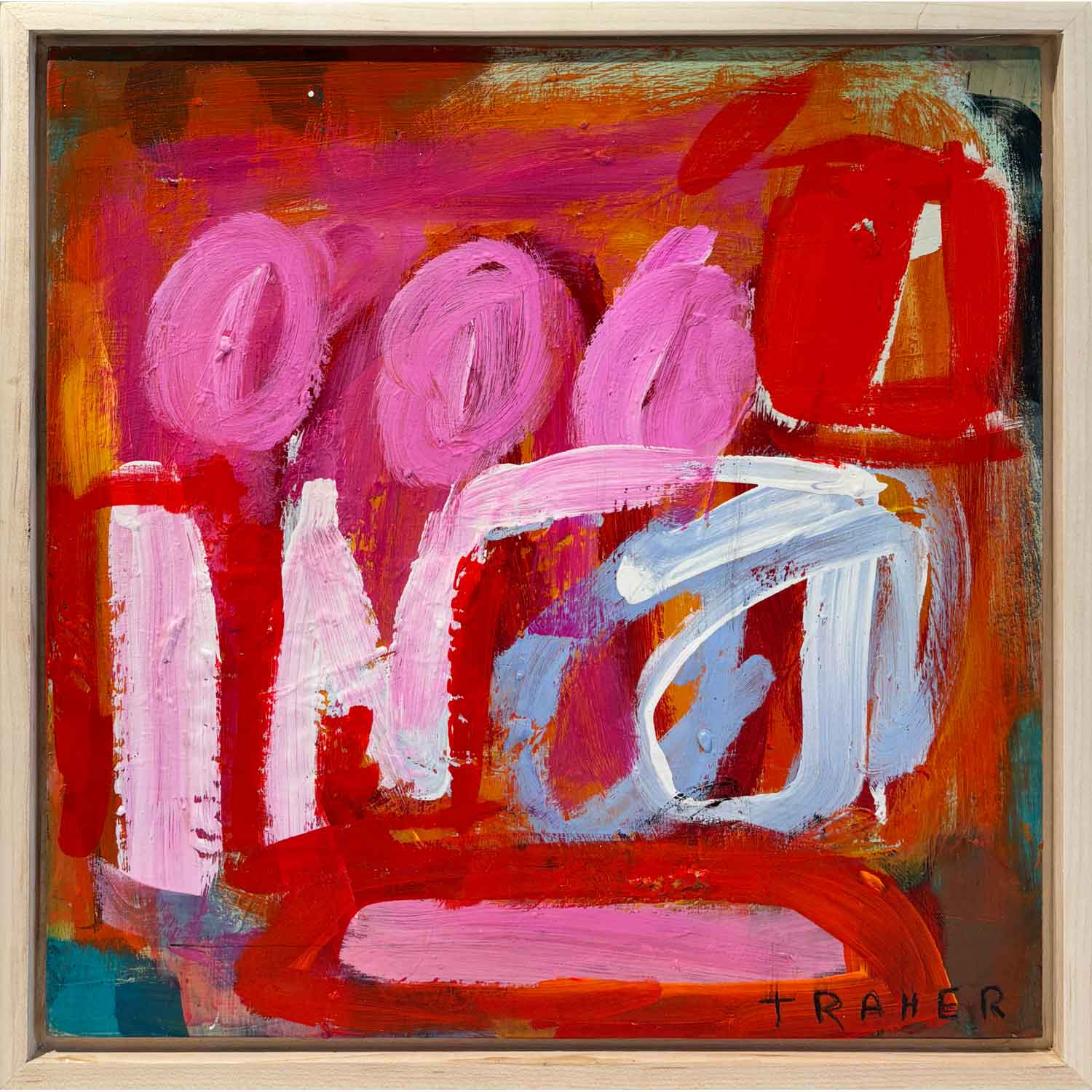 The Colour Had Other Ideas 13" x 13" - Petroff Gallery - Painting