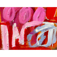 The Colour Had Other Ideas 13" x 13" detail - Petroff Gallery - Painting