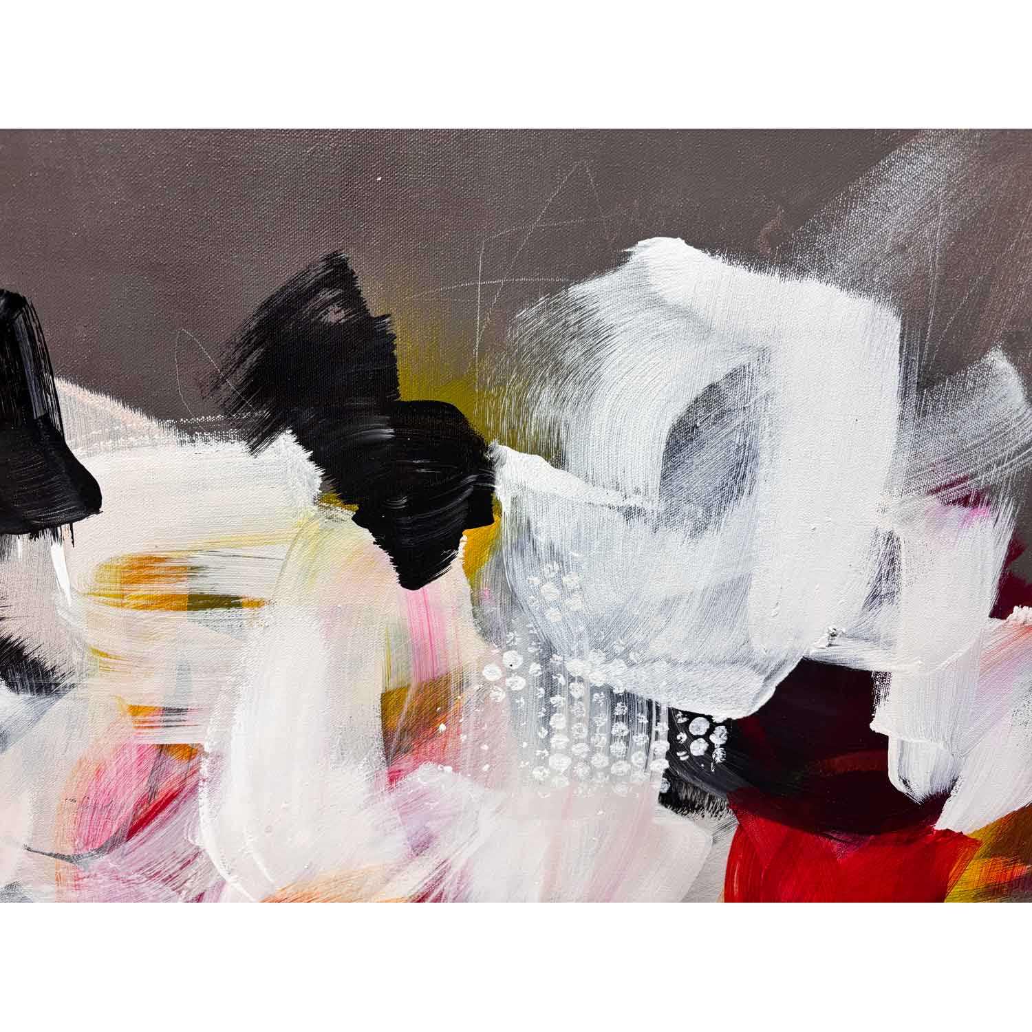 The Heart's Silhouette 36 x 60 detail 2 - Petroff Gallery - Paintings