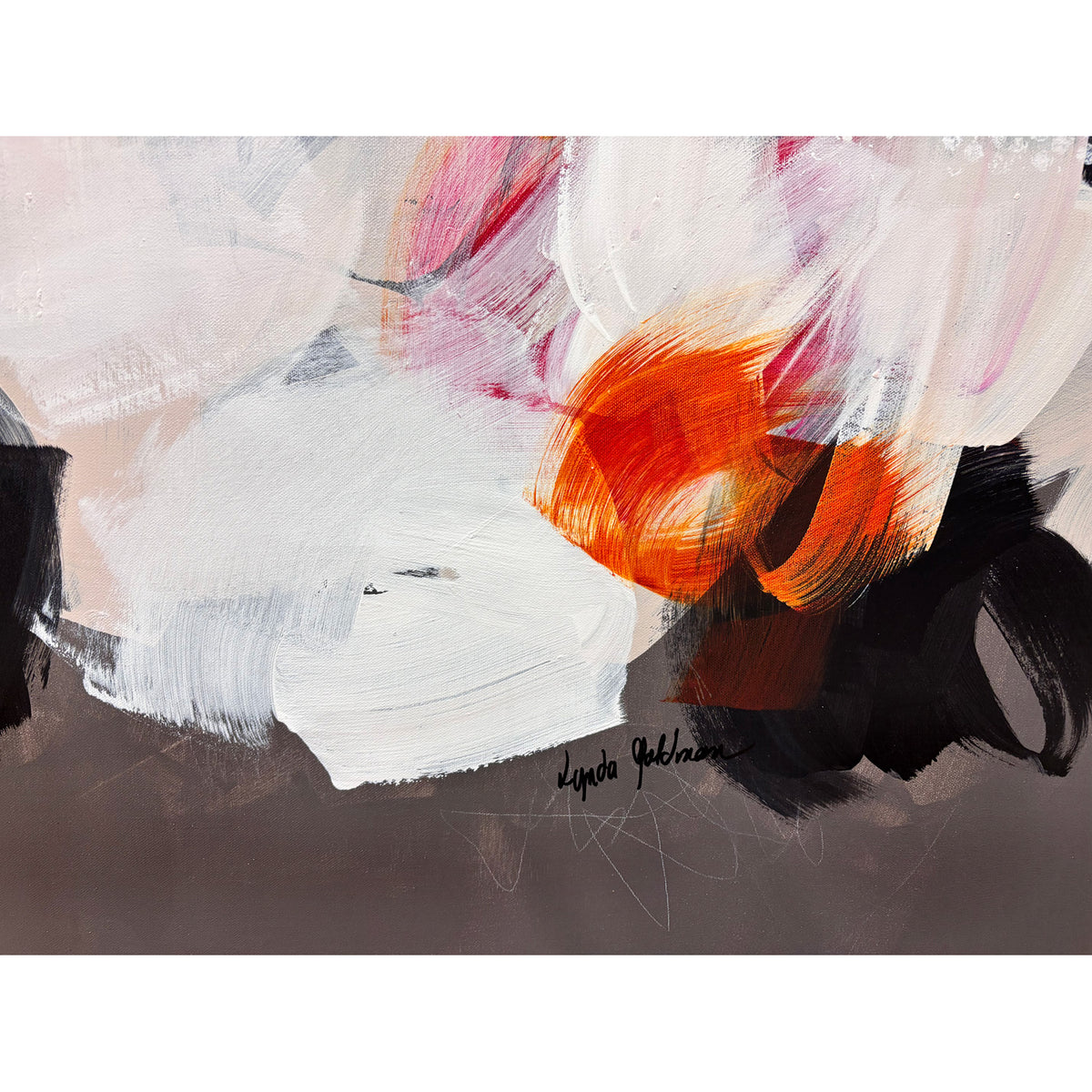 The Heart's Silhouette 36 x 60 detail - Petroff Gallery - Paintings