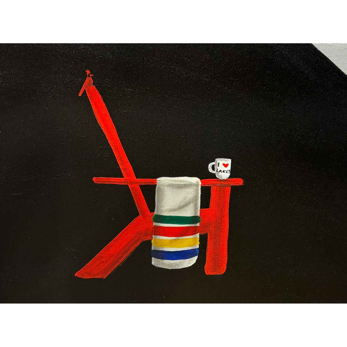 The Lake Lovers 36" x 36" - Petroff Gallery - Painting