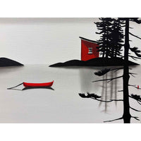 The Lake Lovers 36" x 36" - Petroff Gallery - Painting