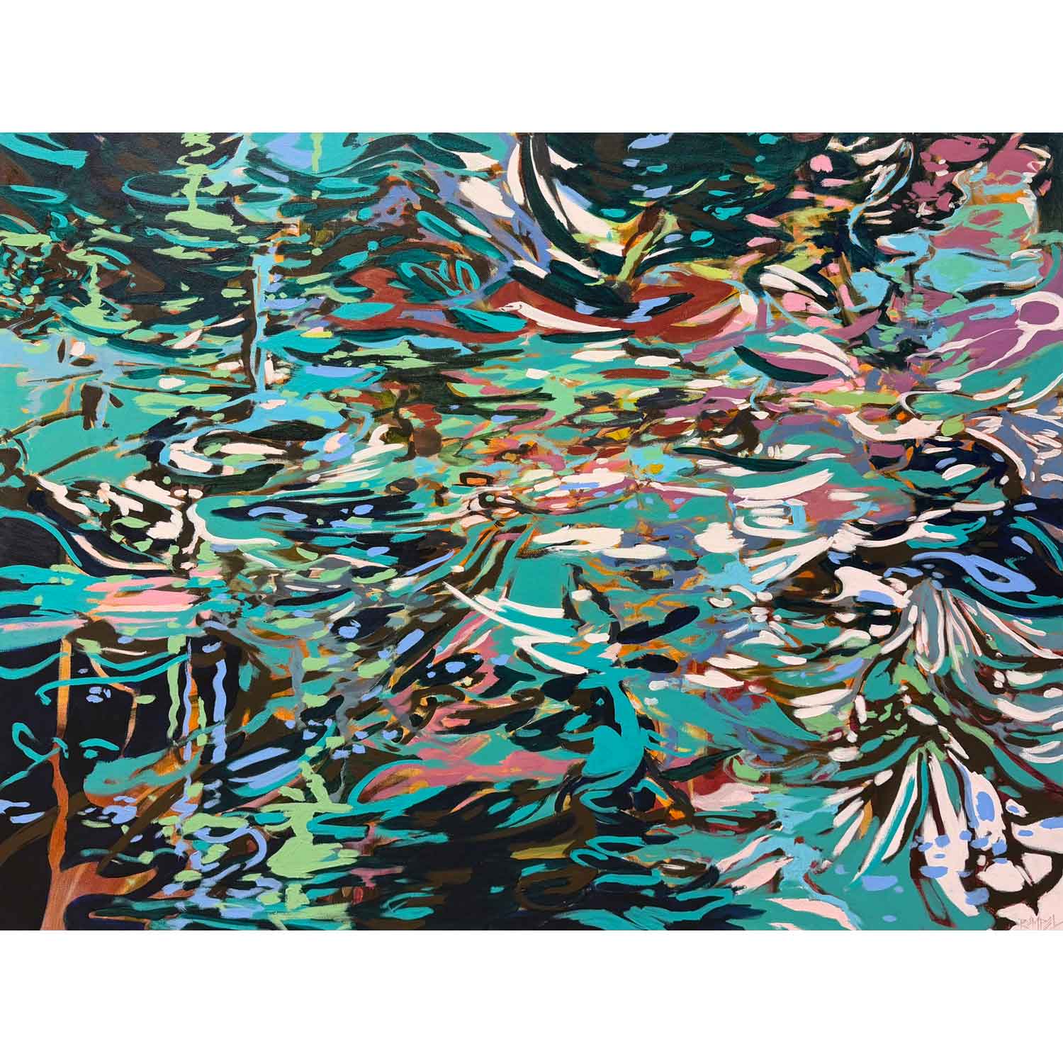 The Only Way Out is Through 36" x 48" - Petroff Gallery - Painting