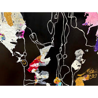 The Unreachable is Reachable 48" x 72" detail - Petroff Gallery