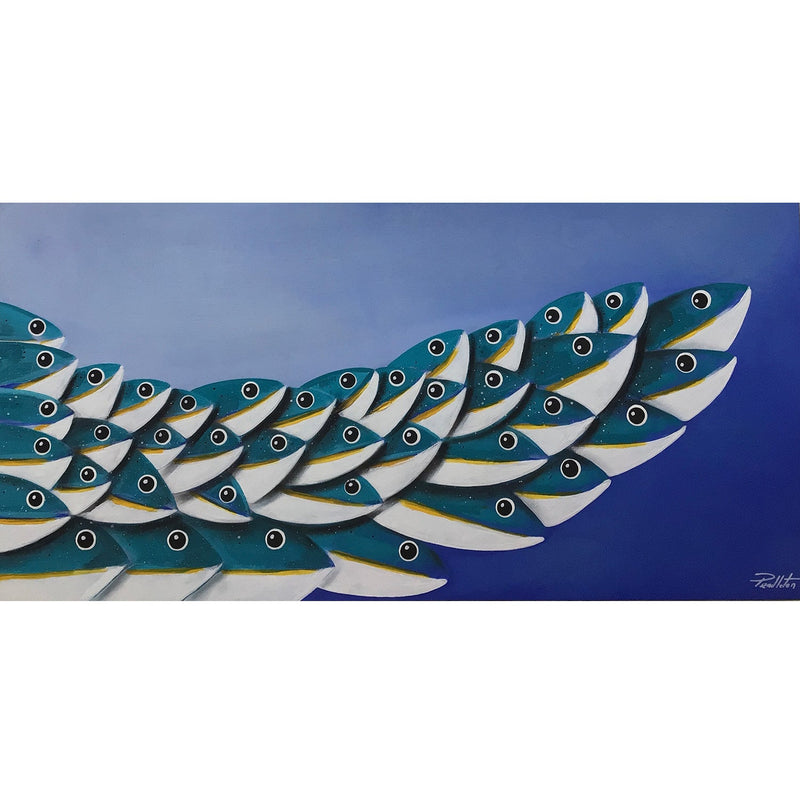 The Band 18" x 36" - Petroff Gallery -  - Cody Pendleton - The Band