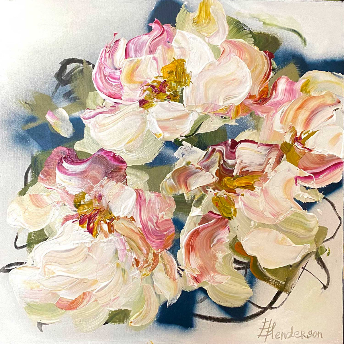 The Best and Most Beautiful Things Series #3 18" x 18" - Petroff Gallery -  - Elena Henderson - The Best and Most Beautiful Things Series #3, 18" x 18"