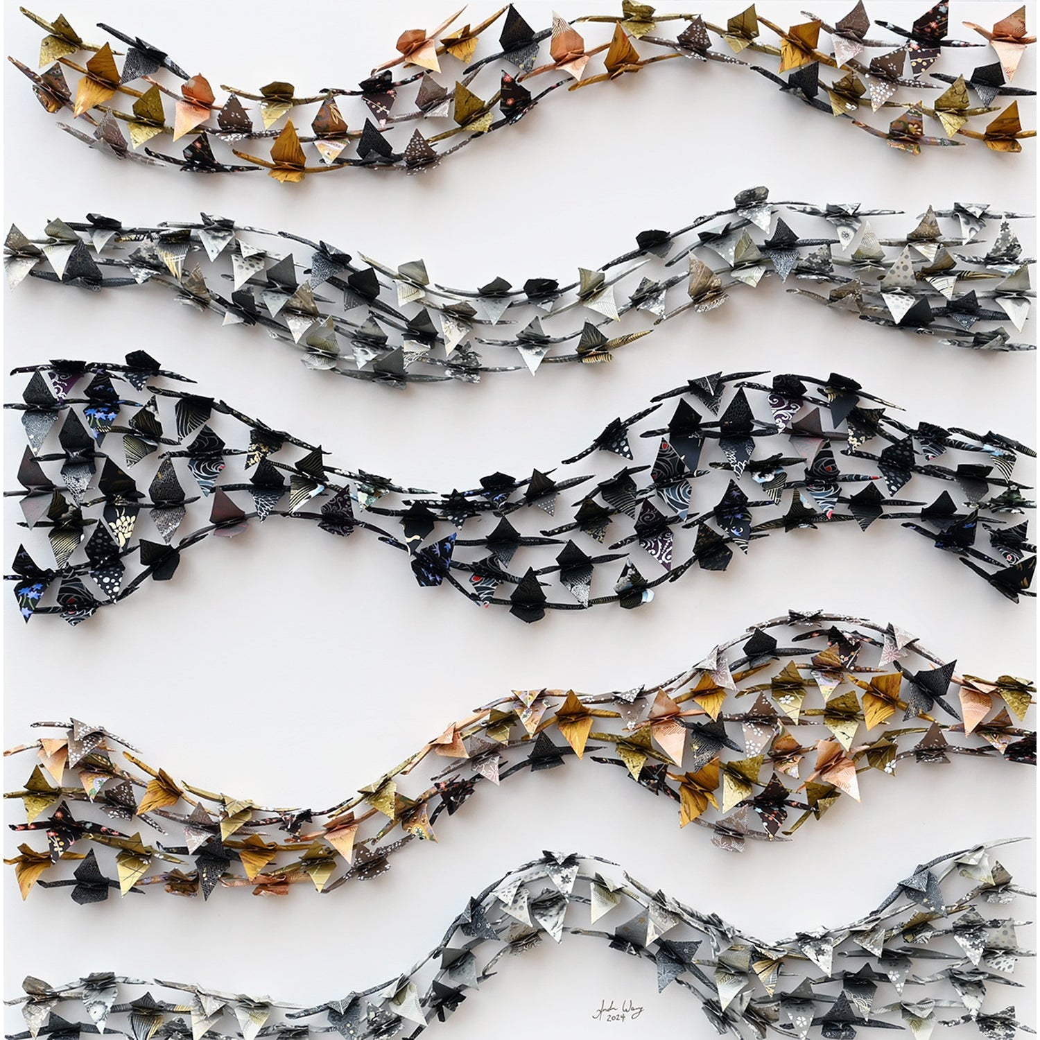The Space Between 30" x 30" - Petroff Gallery -  - Andrew Wang - The Space Between, 30" x 30"