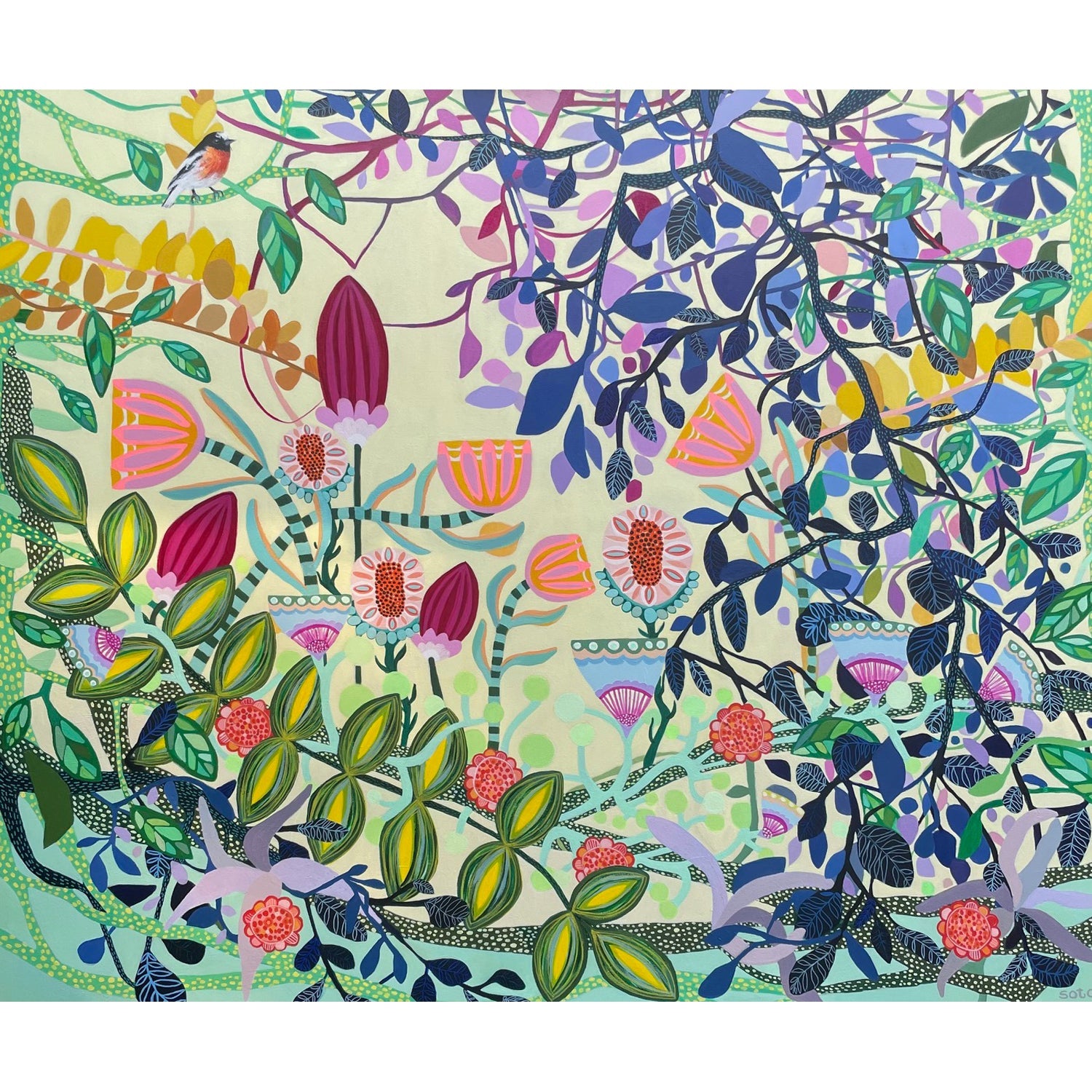 The Visitor 16" x 20" - Petroff Gallery -  - Tamara Soto - The Visitor, 16" x 20"