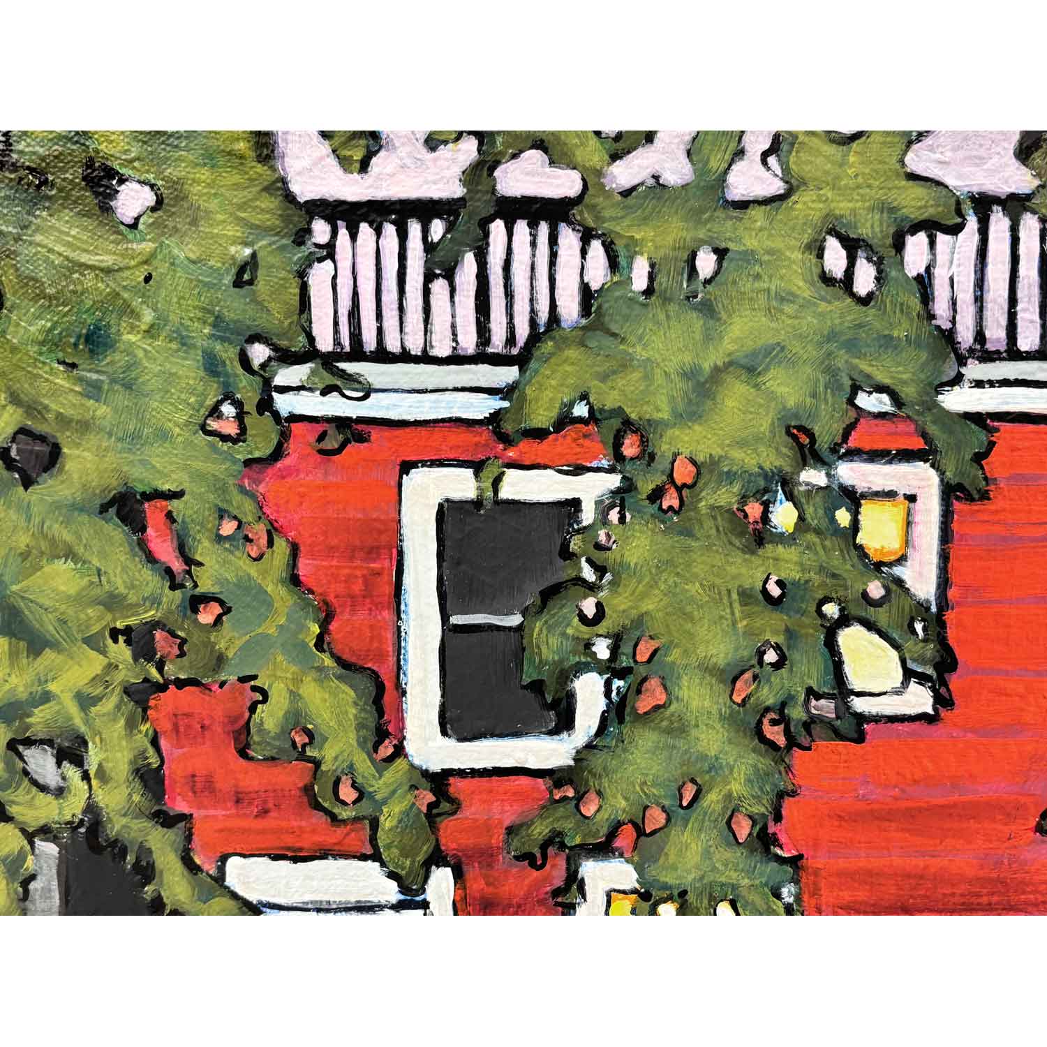 This is Right up your Back Alley 20" x 16" - Petroff Gallery - Painting