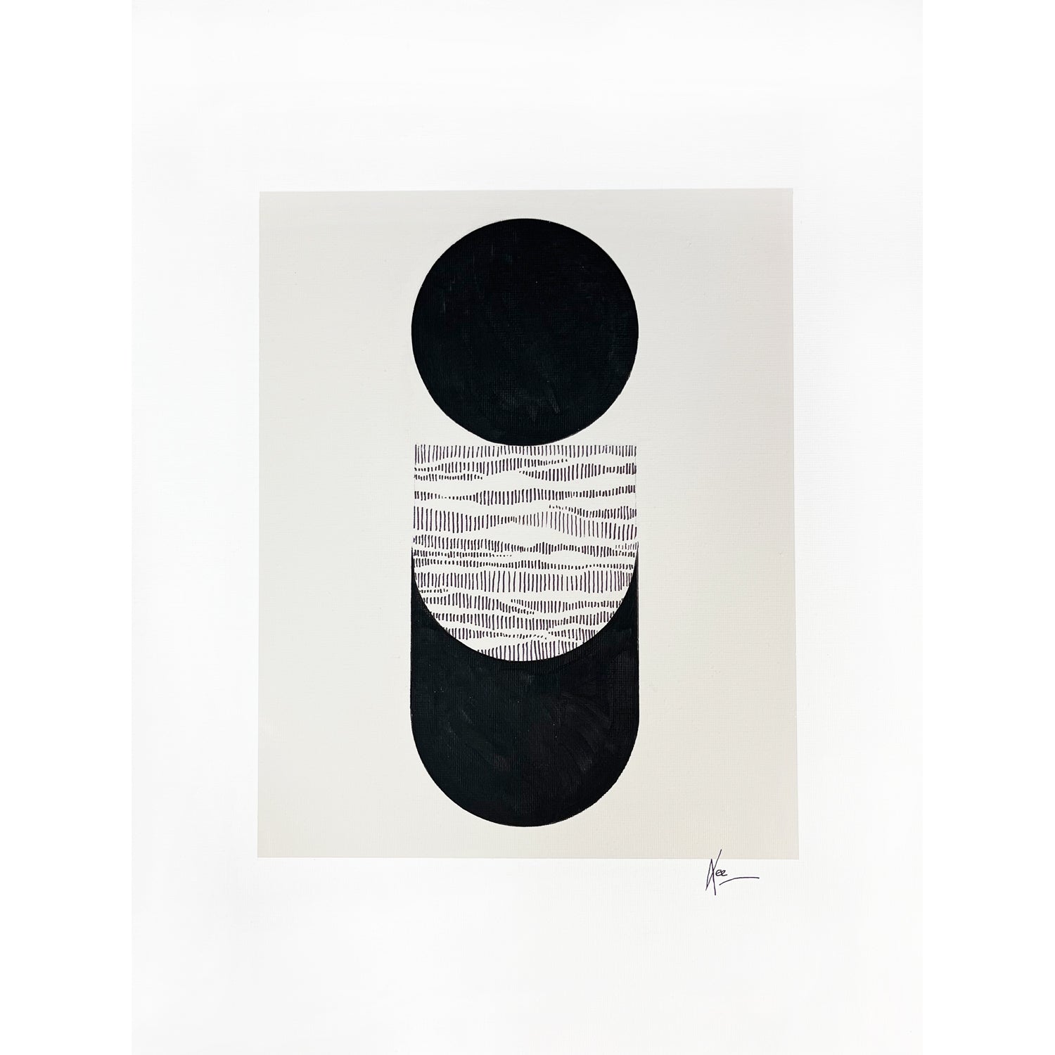 Tides 6 16" x 12" - Petroff Gallery -  - Lee Lessem - Tides 6, 16" x 12"