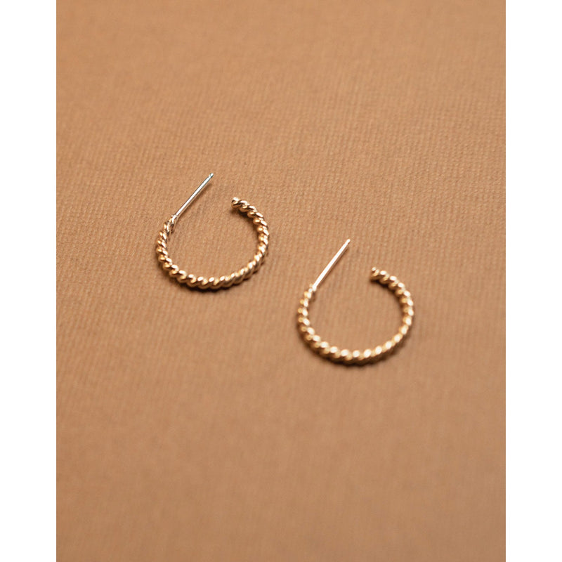 Tiny Chloe Hoops - Petroff Gallery -  - 