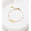 Tiny Star of David Bracelet Petroff Gallery 