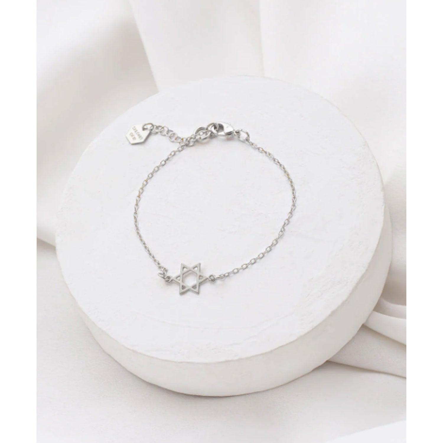Tiny Star of David Bracelet Petroff Gallery 