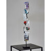 Glass Totem 2 - Petroff Gallery - Glass Sculpture 