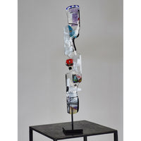 Glass Totem 2 - Petroff Gallery - Glass Sculpture 