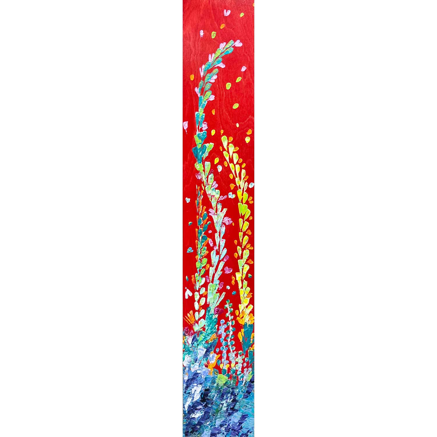 Towards the Sky 36" x 6" - Petroff Gallery - Painting