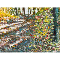 Trail Through Sunlight 32" x 22" - Petroff Gallery - Painting