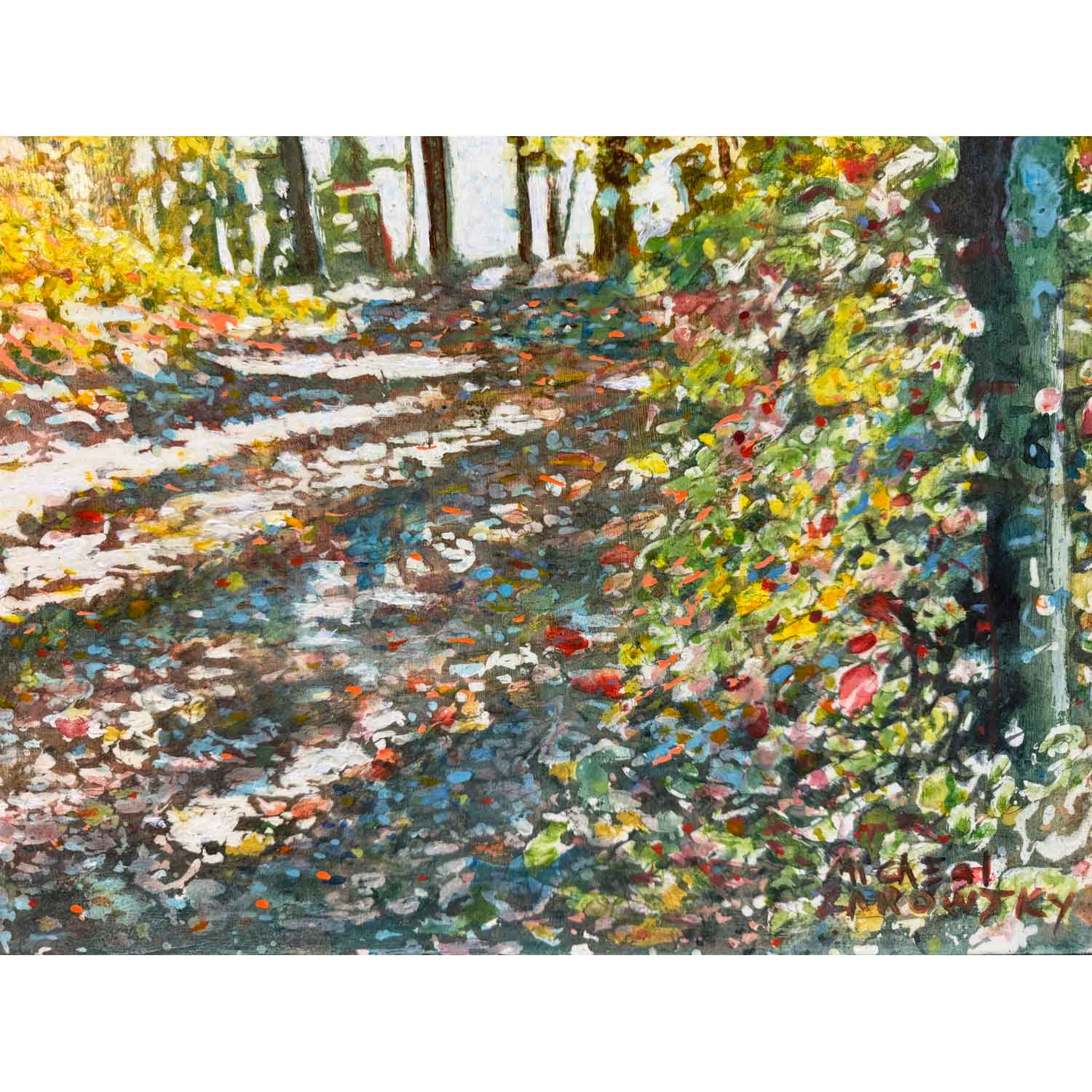 Trail Through Sunlight 32" x 22" - Petroff Gallery - Painting