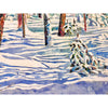 Trail Thru A Blue Sky Day 30" x 30" - Petroff Gallery - Painting